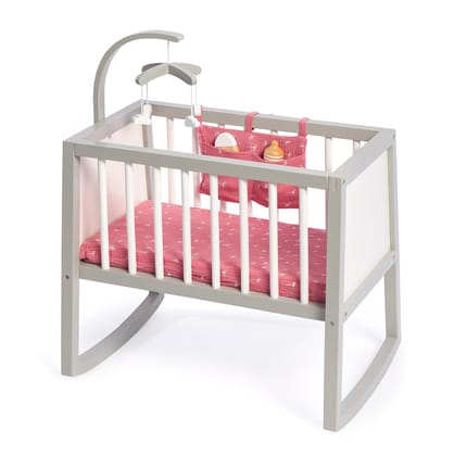 Doll Cradle incl. Mattress and Mobile - Viola