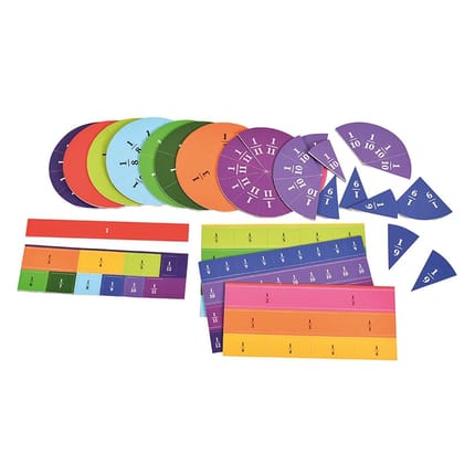 Magnetic Math - Fractions & Percentages, 288 pcs