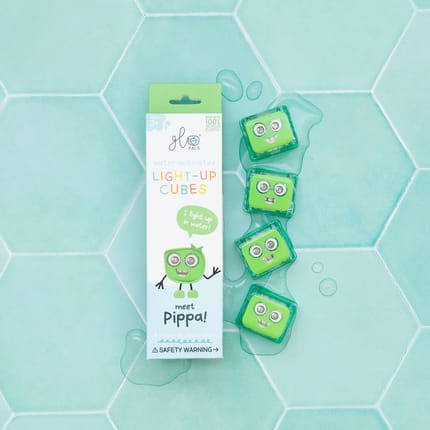 Sensory Light-Up Water Cubes - Pippa, 4 pcs