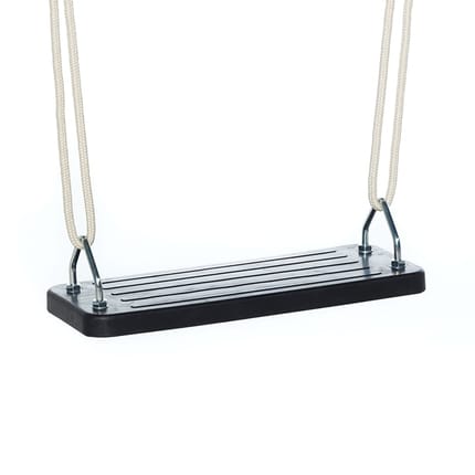 Flat Rubber Swing Seat 44.8x17.8 cm (Beige Rope)