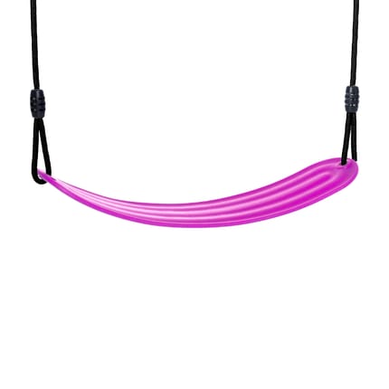 Soft Swing Seat 67x14 cm - Pink (Black Rope)