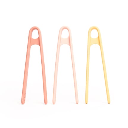 Tongs for Sensory Play - Coral, 3 pcs