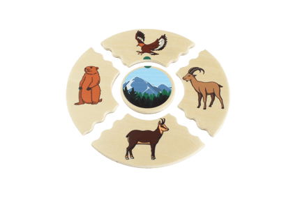 Layered Puzzle - Animal Habitats