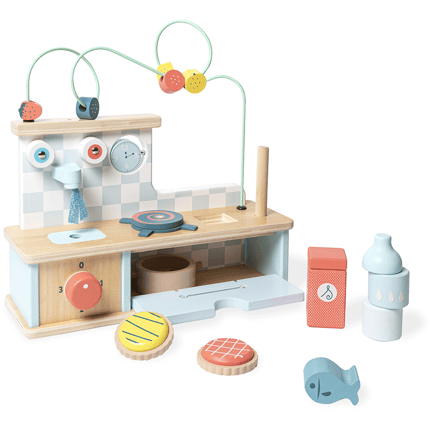 Activity Play Kitchen with Bead Maze