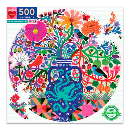 Puzzle - Birds & Flowers, 500 pcs