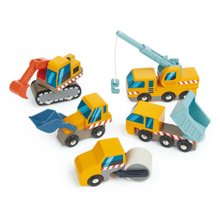 Construction Vehicles, 5 pcs