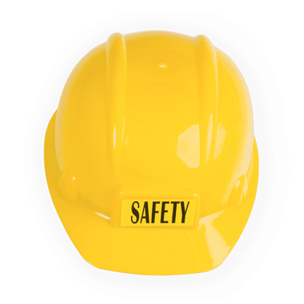 Construction Worker Hard Hat, Size 3-7 yrs