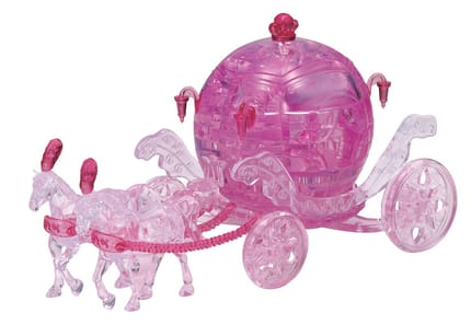 3D Crystal Puzzle - Royal Coach, 67 pcs