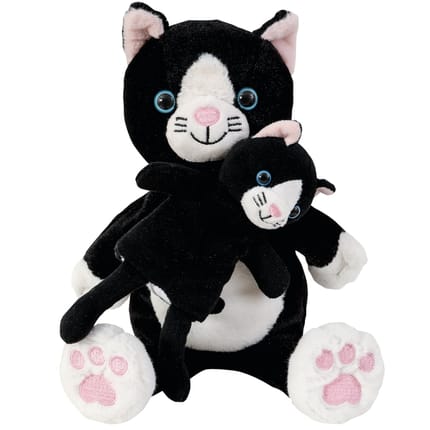 Hand & Finger Puppet - Cat with Kitten
