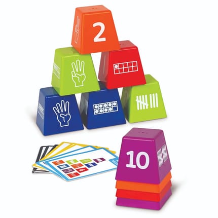 Number Stackers with Activity Cards