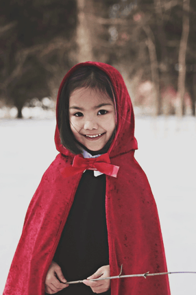 Little Red Riding Hood Cape, Various Sizes