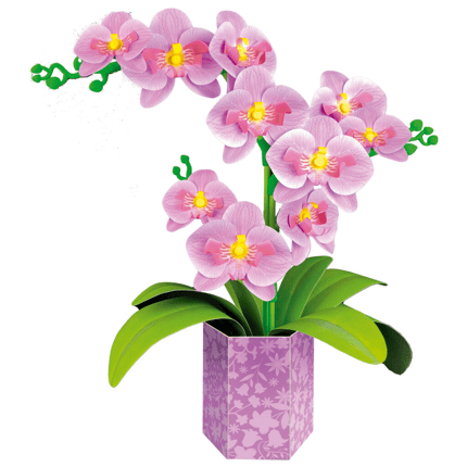 Build a Flower (Paper) - Orchid