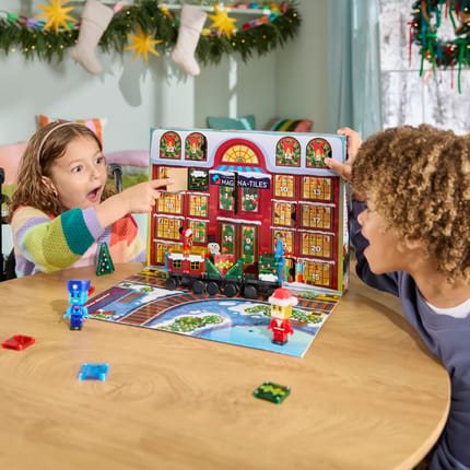 Magna-Tiles | microMAGS Advent Calendar, 34 pcs