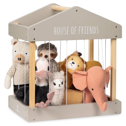 Stuffed Toy Storage - House of Friends (Grey)