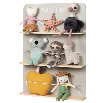 Plushie Organiser - Wall of Friends (Grey/Nature)