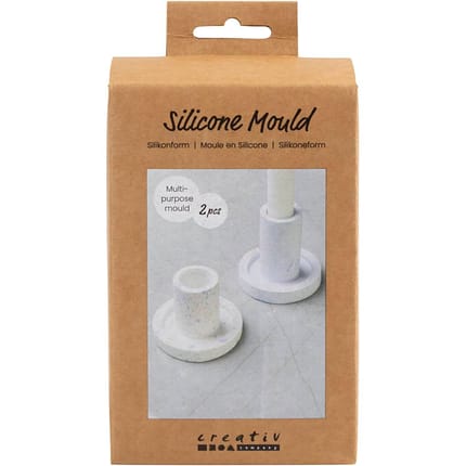 Silicone Mould - Candlestick Holders, 2 pcs