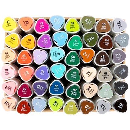 Dual-Tip Markers, 48 pcs