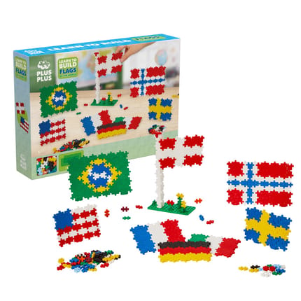 Plus-Plus - Learn to Build World Flags, 700 pcs