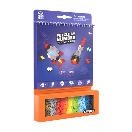 Plus-Plus - Activity Pad, Space, 125 pcs