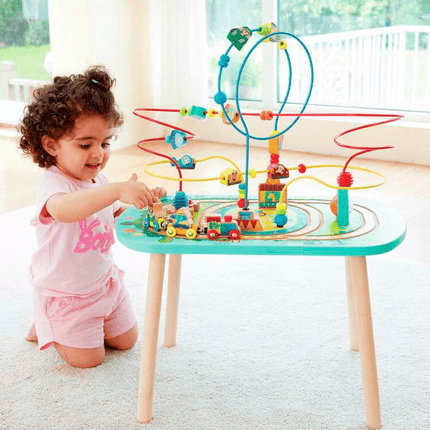 Twisting Railway Maze Table