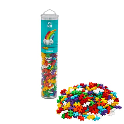 Plus-Plus - Rainbow, Tube with 240 pcs