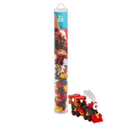 Plus-Plus - Train, Tube with 100 pcs