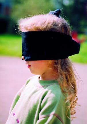 Blindfold with Velcro Fastener, 1 pc