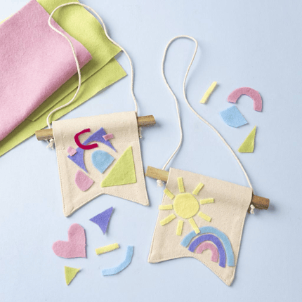 Decorate Your Own Mini Banners, 2 pcs