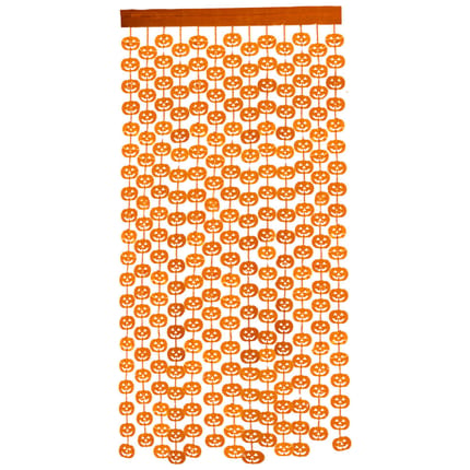 Halloween Doorway Curtain - Pumpkins, 100 x 200 cm
