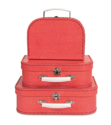 Suitcase Set - Red, 3 pcs