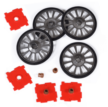 Polydron Construction Set Accs. - Wheels, 12 pcs