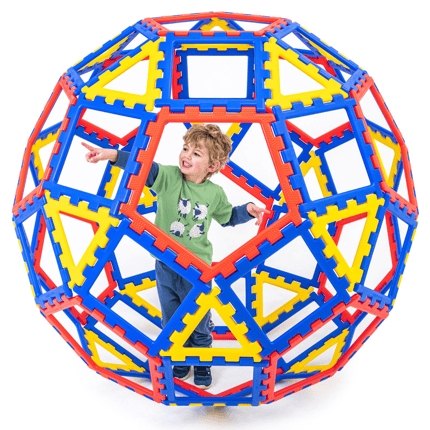 Polydron XL Geo Dome, 62 pcs