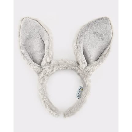 Headband with Bunny Ears - Grey
