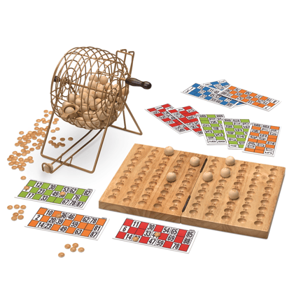 Deluxe Bingo Game Set with 90 Balls