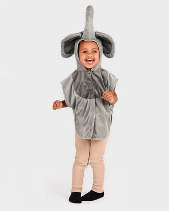 Elephant Costume, Size 1-4 Years