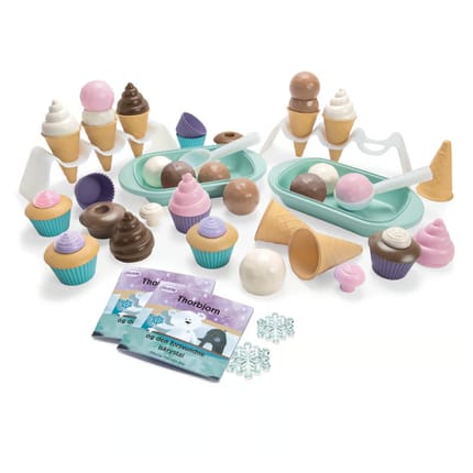 Cupcake & Ice Cream Set with 56 Pieces