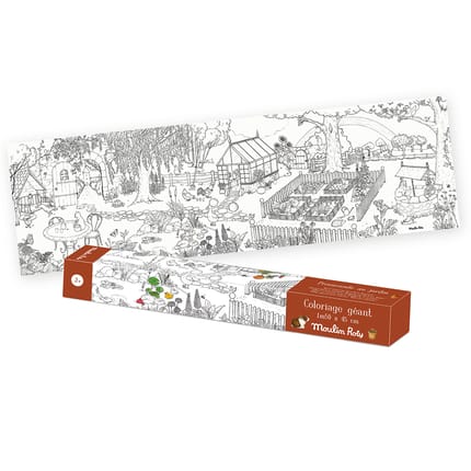 Colouring Poster 1.5 m - Garden Life