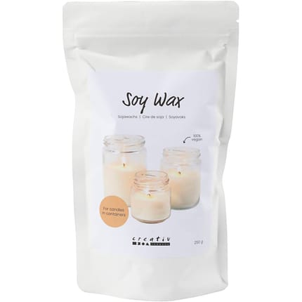 Soy Wax for Container Candles 250 gr - Cream