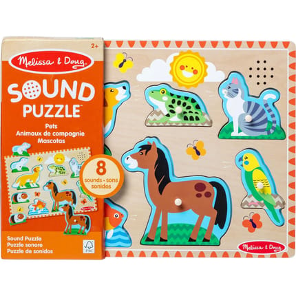 Puzzle with Sounds - Pets