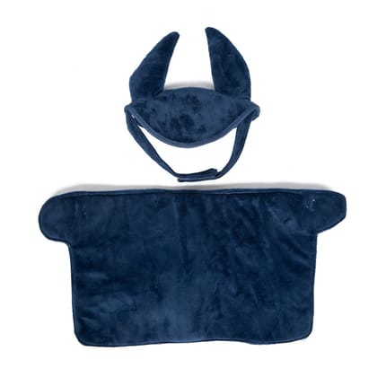 byASTRUP Accs. - Blanket & Ear Bonnet, Navy