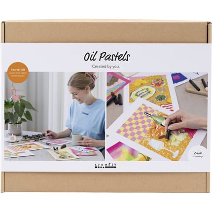 Oil Pastel Art Kit - Learn & Create