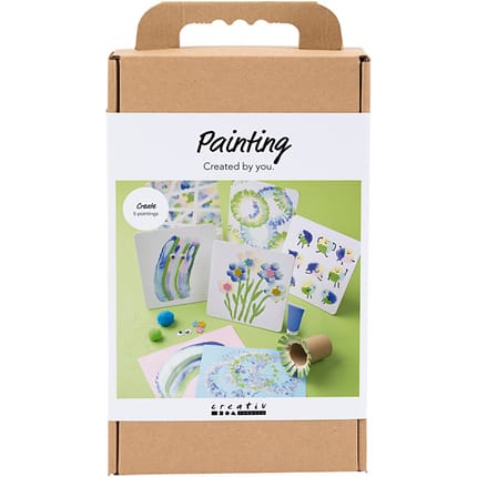 Learn 5 Painting Techniques Kit with Instructions