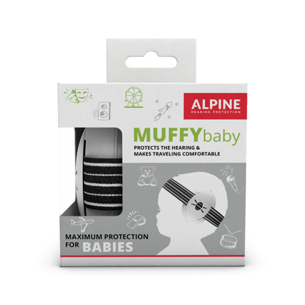 Muffy Baby Earmuffs 1-3 yrs - Black