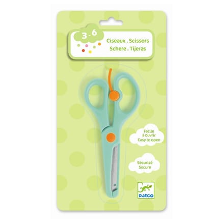 Kids' Safety Scissors with Easy-Open Lever
