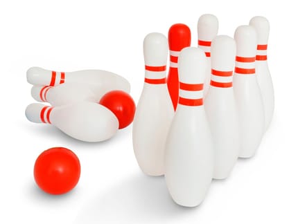Wooden Bowling Game (Birch Wood)