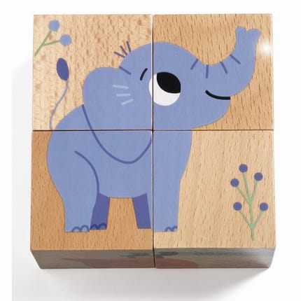 Cube Puzzle 2 x 2 - Elephant & Co.