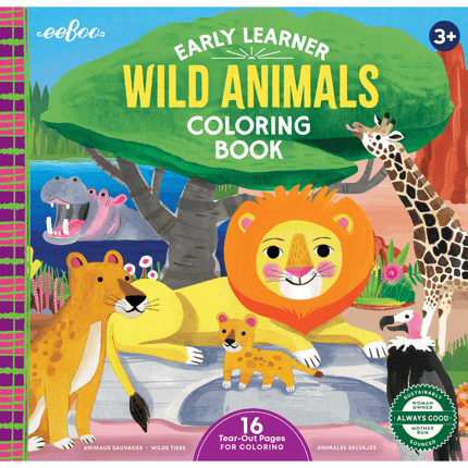 Colouring Book - Wild Animals