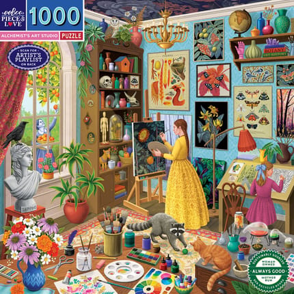 1000-Piece Puzzle - Alchemist's Art Studio