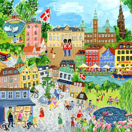 Puzzle - Copenhagen, 1000 pcs