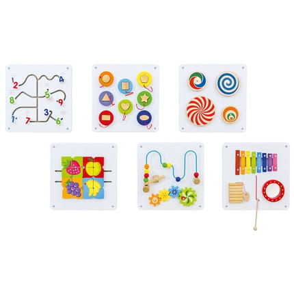 Exploration, Play & Fine Motor Boards, 6 pcs